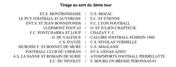 Coupe de France Féminine - Découvrez le tirage du troisième tour !