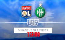 U17 NAT - Suivez le derby OL - ASSE en direct vidéo