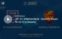 N1 (11ème journée) - Le résumé vidéo de FC VILLEFRANCHE-QUEVILLY-ROUEN