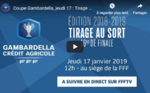 GAMBARDELLA CA U19 - Le tirage des 16èmes en LIVE 